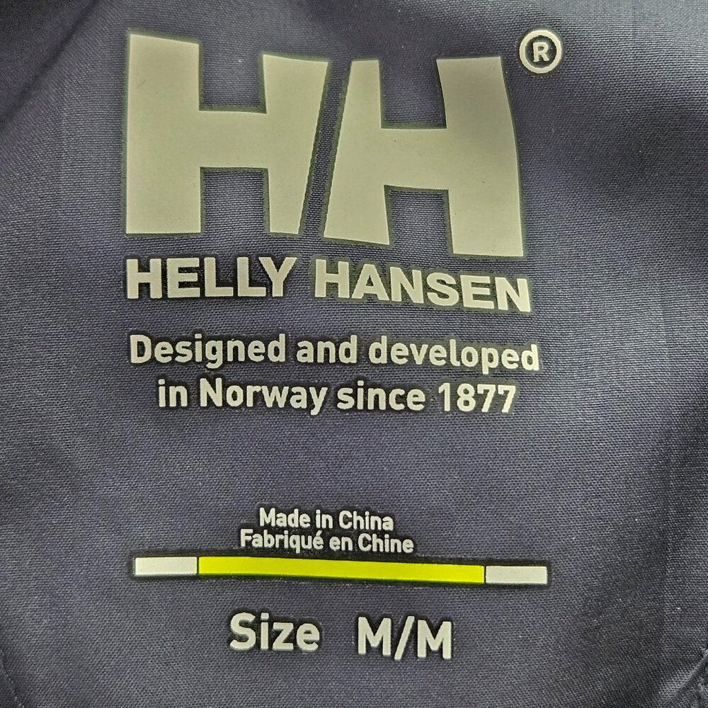 Helly Hansen Insulated Jacket Coat Two Tone Colours with Thumb Holes Size M - Picture 3 of 11
